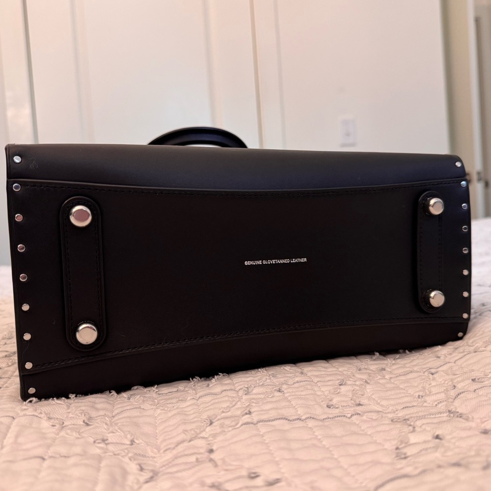 NWT Black Rogue 30 w/ Silver Rivets, Smooth Glovetanned Leather - Picture 6 of 12